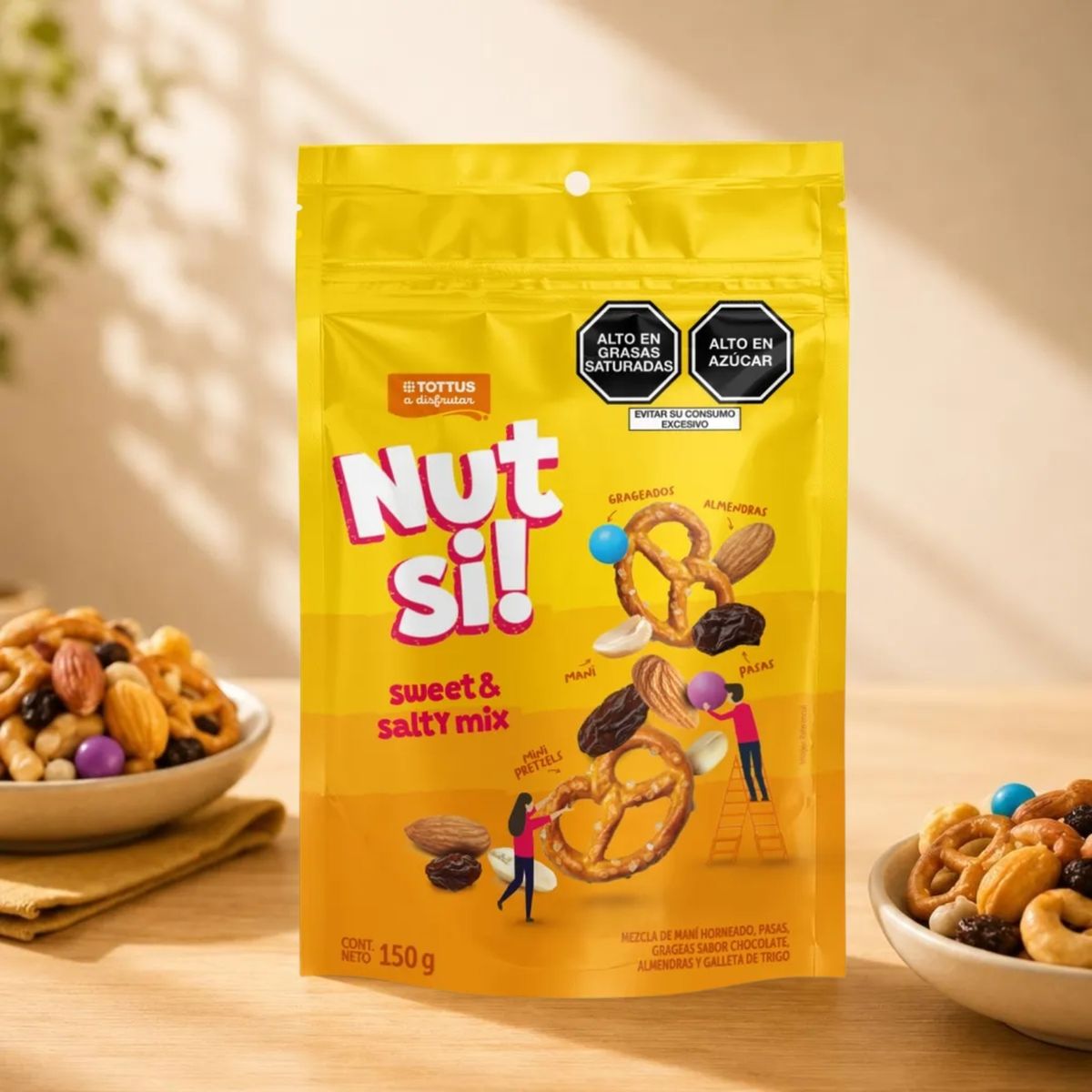  - Sweet and Salty Mix Nutsi! Tottus Doypack 150 g