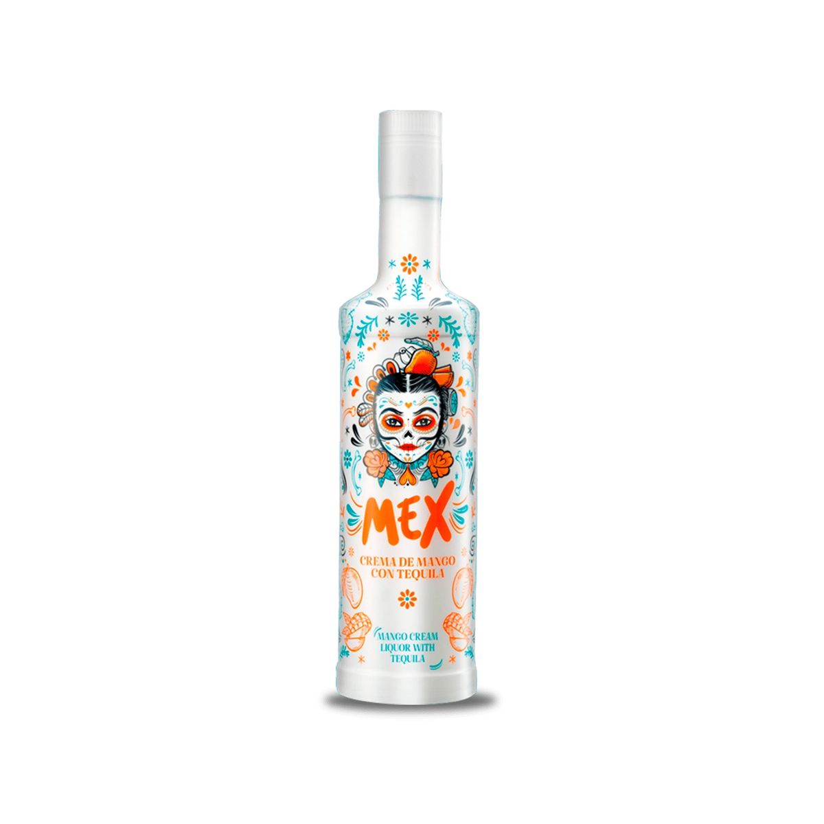 MEX - Licor de Crema Mex Mango con Tequila Botella 700 mL