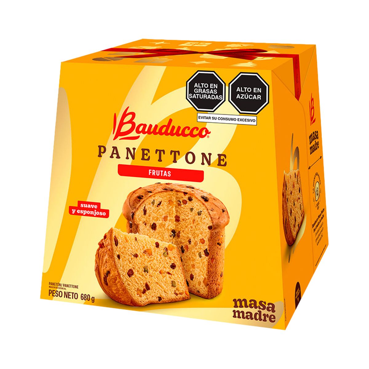 BAUDUCCO - Panetón Bauducco Frutas Caja 680 g