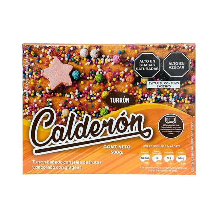 Turrón Tradicional Calderon Caja 500 g | Tottus Perú
