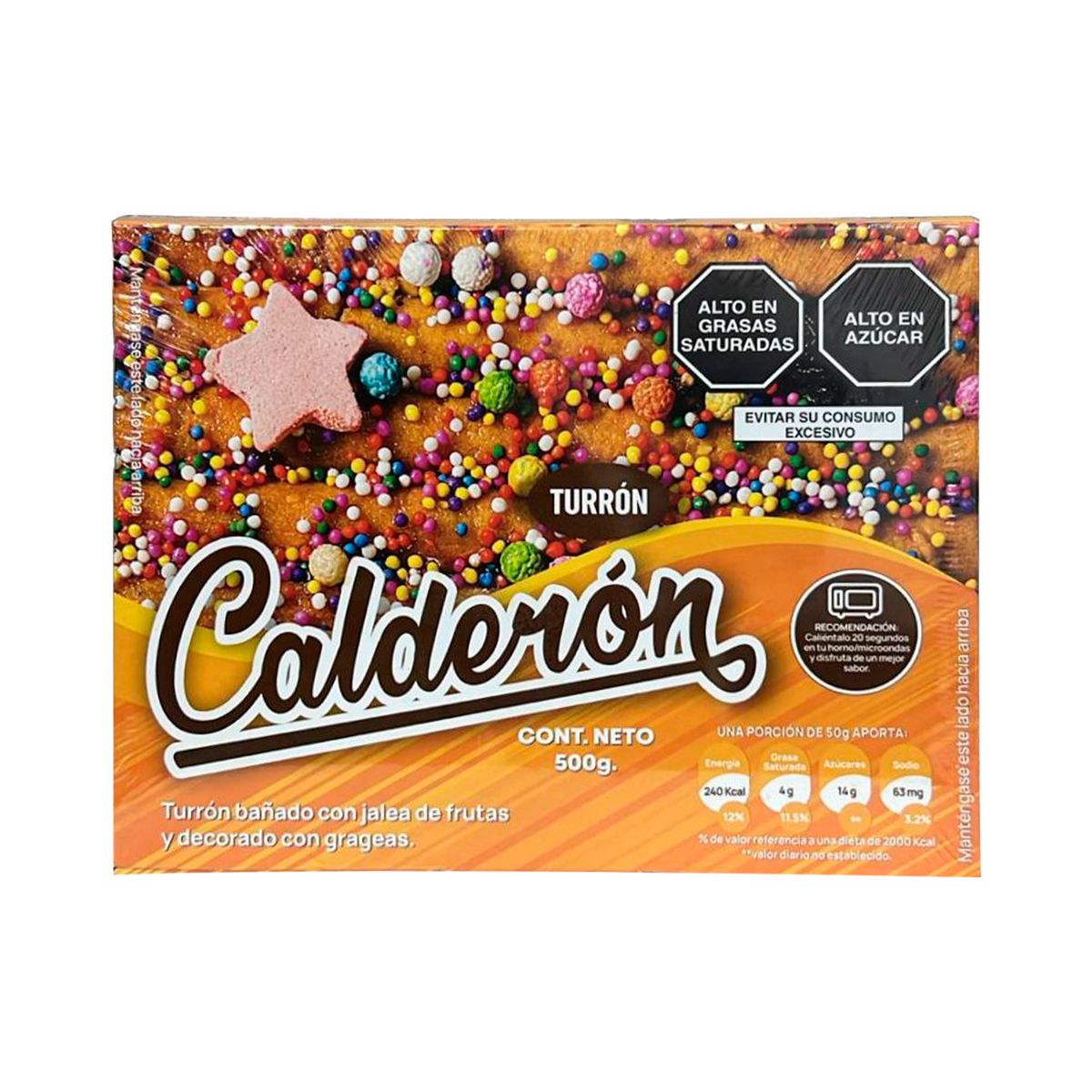 CALDERON - Turrón Tradicional Calderon Caja 500 g