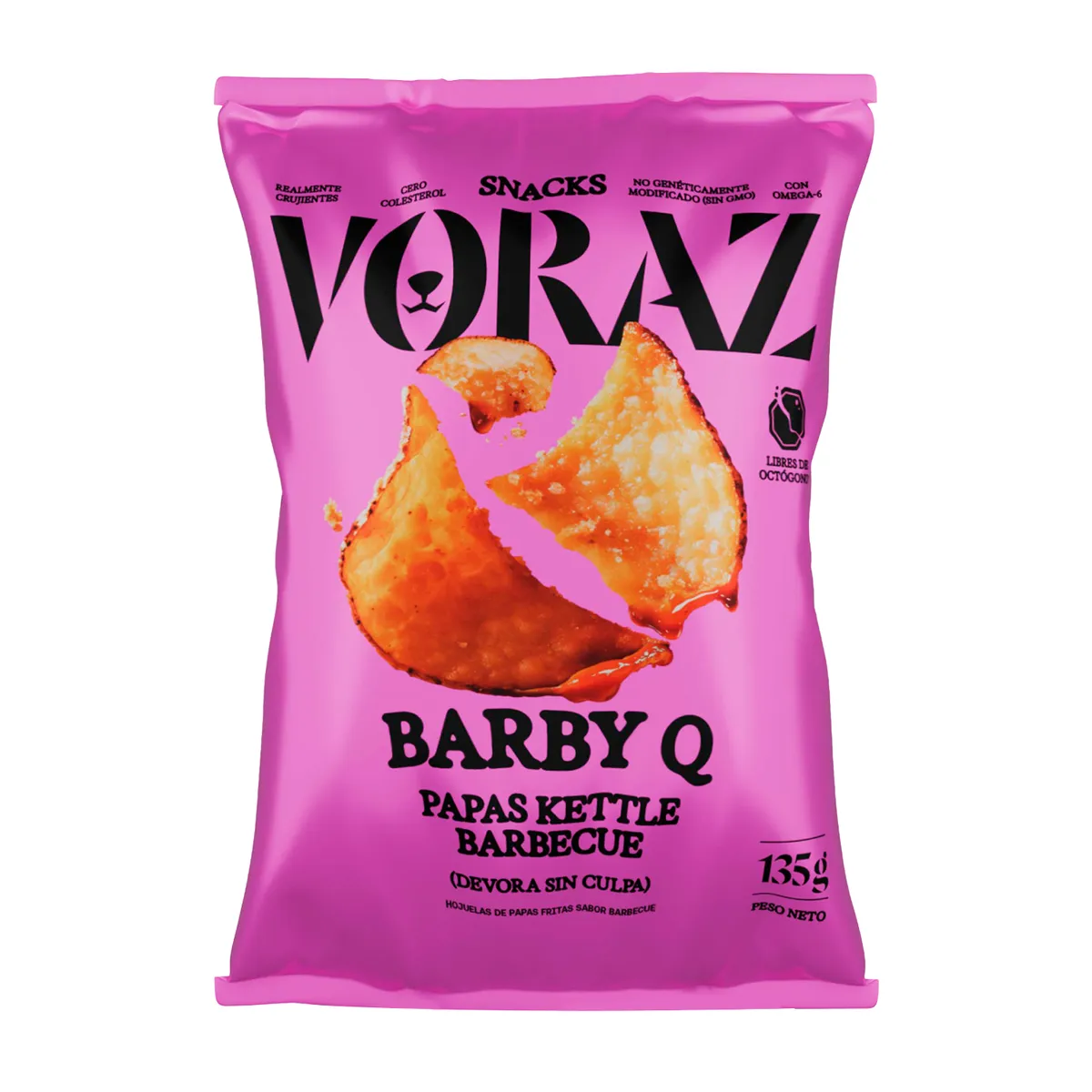 VORAZ - Papas Voraz Barbecue Bolsa 135 g