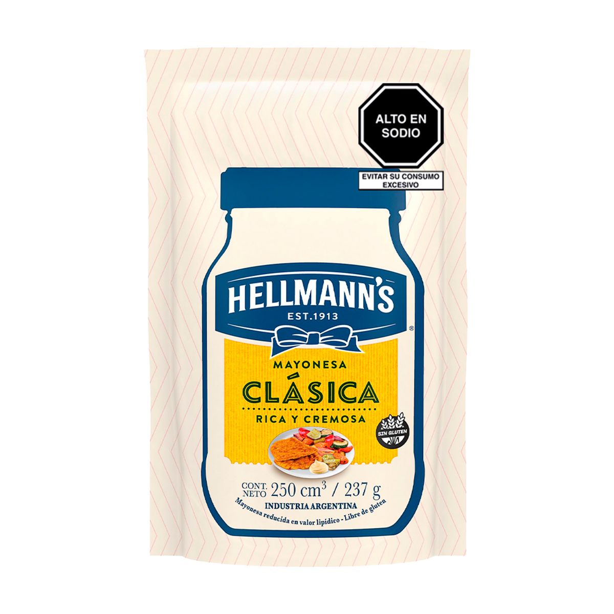 HELLMANNS - Mayonesa Clásica Hellmanns Doypack 237 g