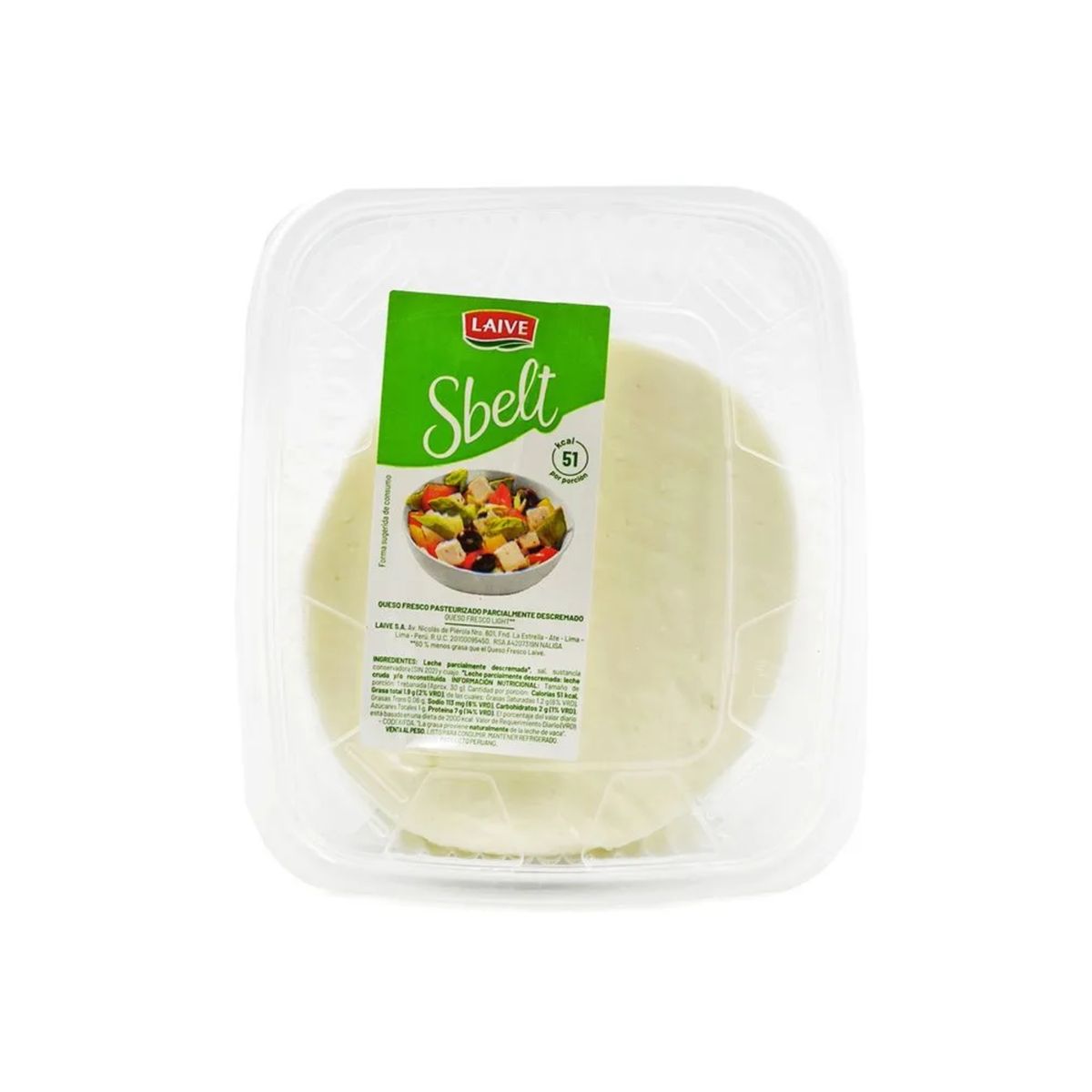 LAIVE - Queso Fresco Laive Sbelt x Kg