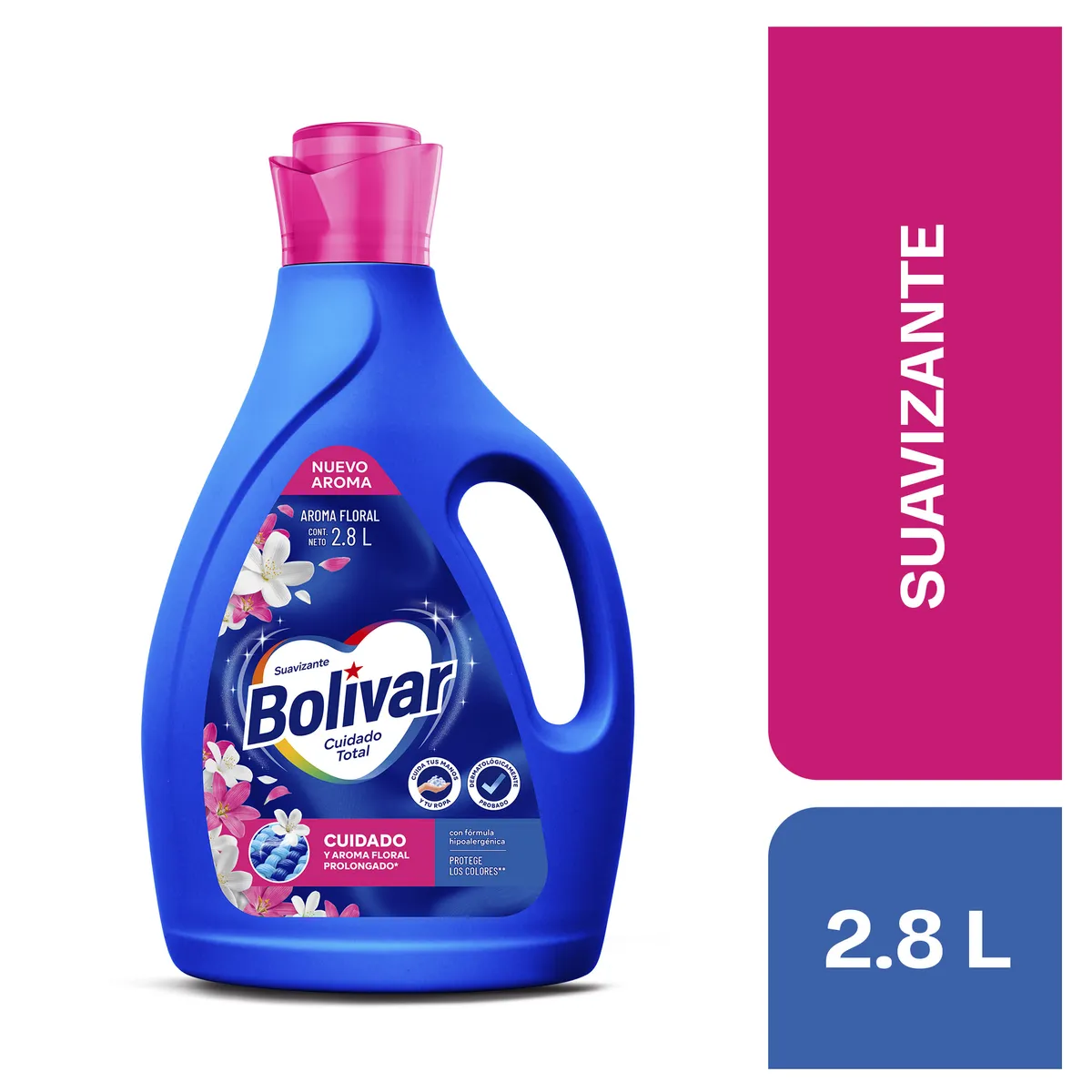 BOLIVAR - Suavizante Bolívar Cuidado Total Floral Envase 2.8 L
