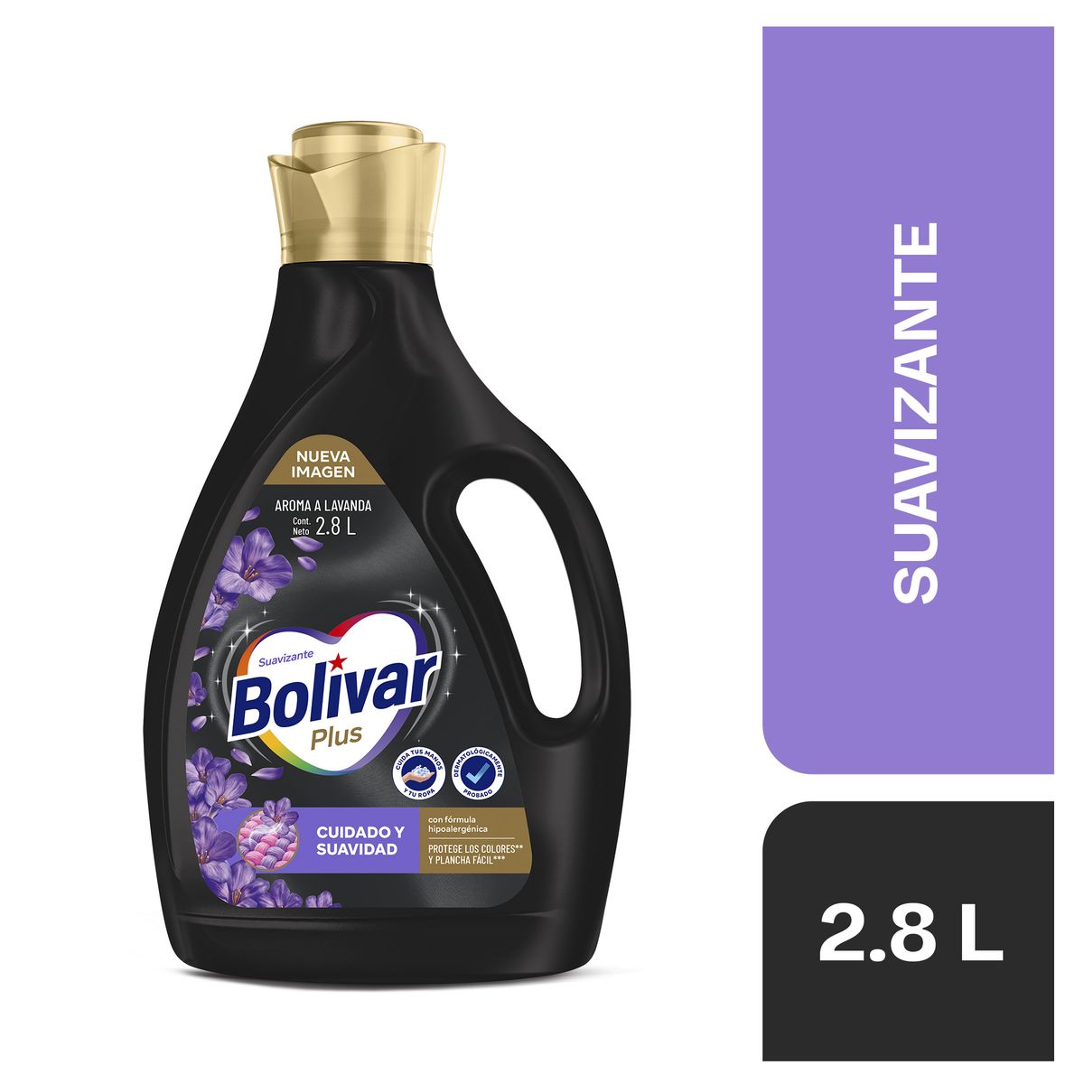 BOLIVAR - Suavizante Bolívar Plus Lavanda Envase 2.8 L