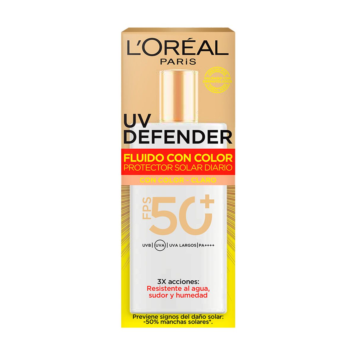 LOREAL PARIS - Protector Solar Uv Claro Loreal Paris 40 GR