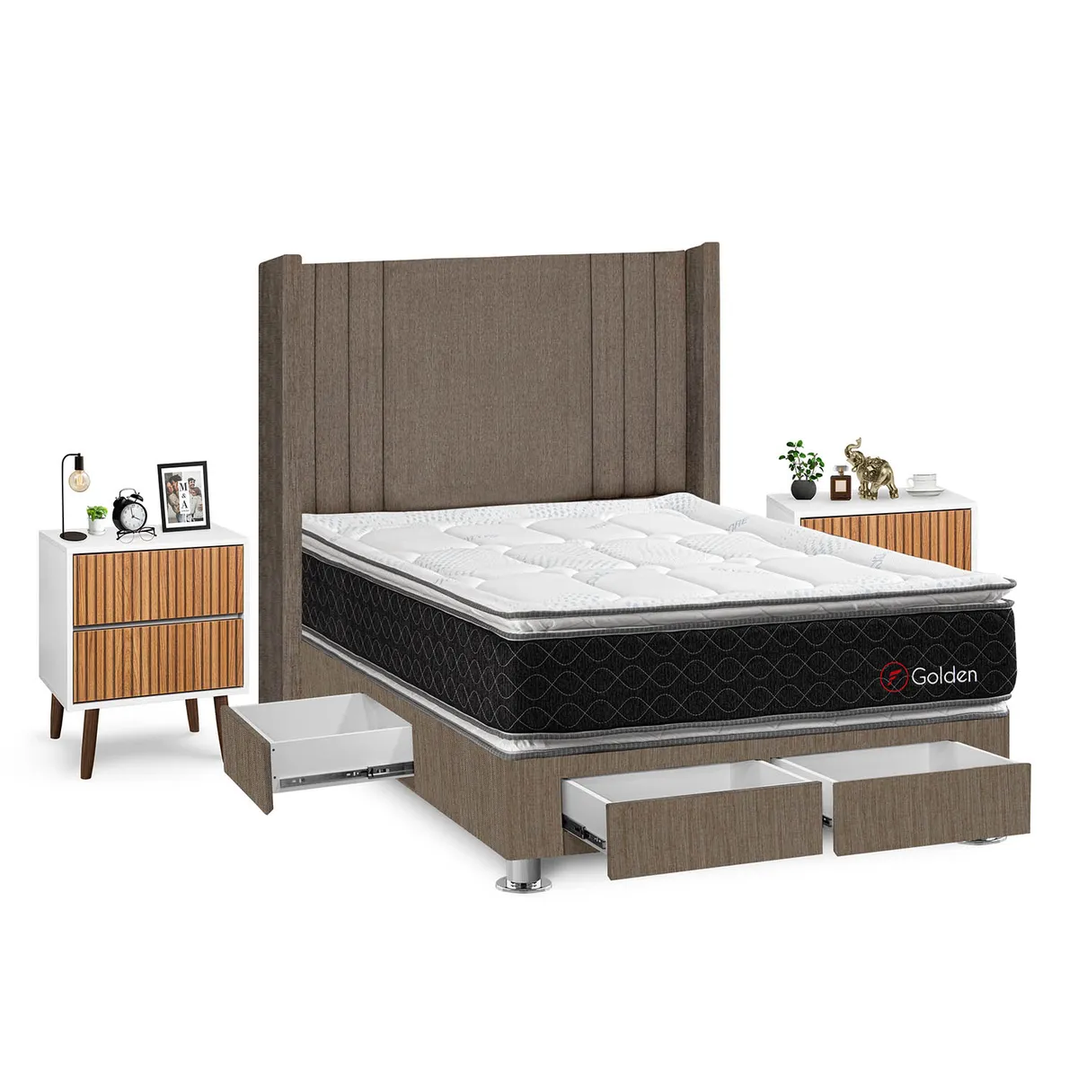 FORLI - Dormitorio Golden 2Plz Marr+Vel Milan