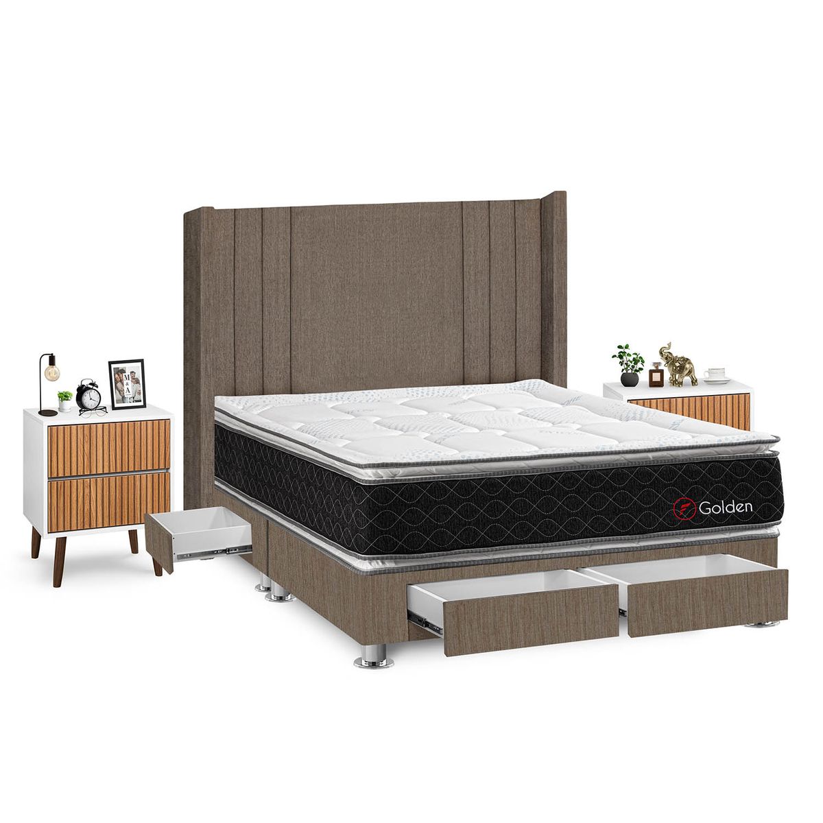 FORLI - Dormitorio Golden Queen Marr+Vel Milan