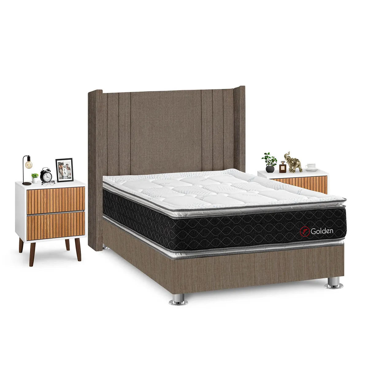 FORLI - Dormitorio Golden 2Plz Marr+Vel Milan