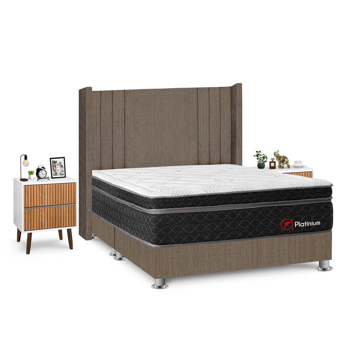 FORLI - Dormitorio Platinium Queen Marr+Vel Milan