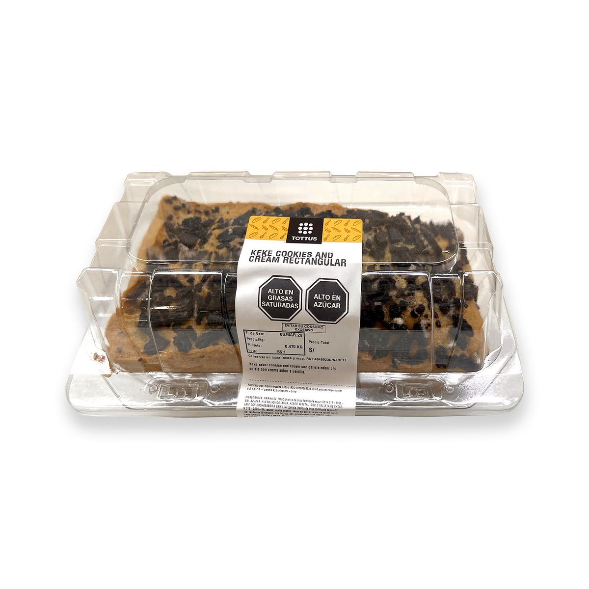 TOTTUS - Keke Rectangular Tottus Cookies And Cream