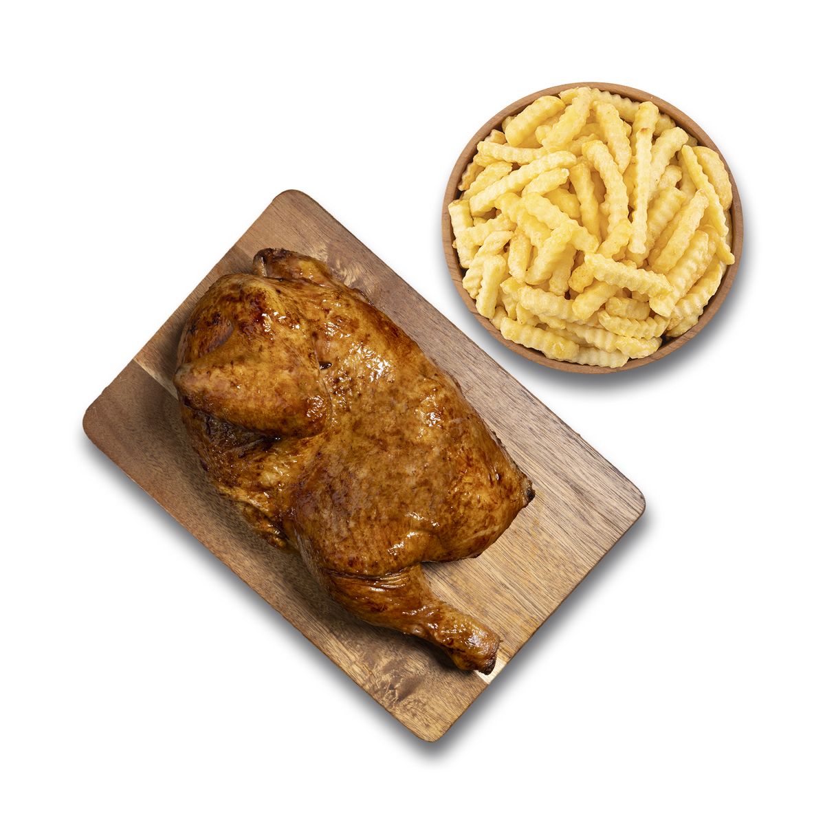TOTTUS - 1/2 Pollo Rostizado + Porción De Papas