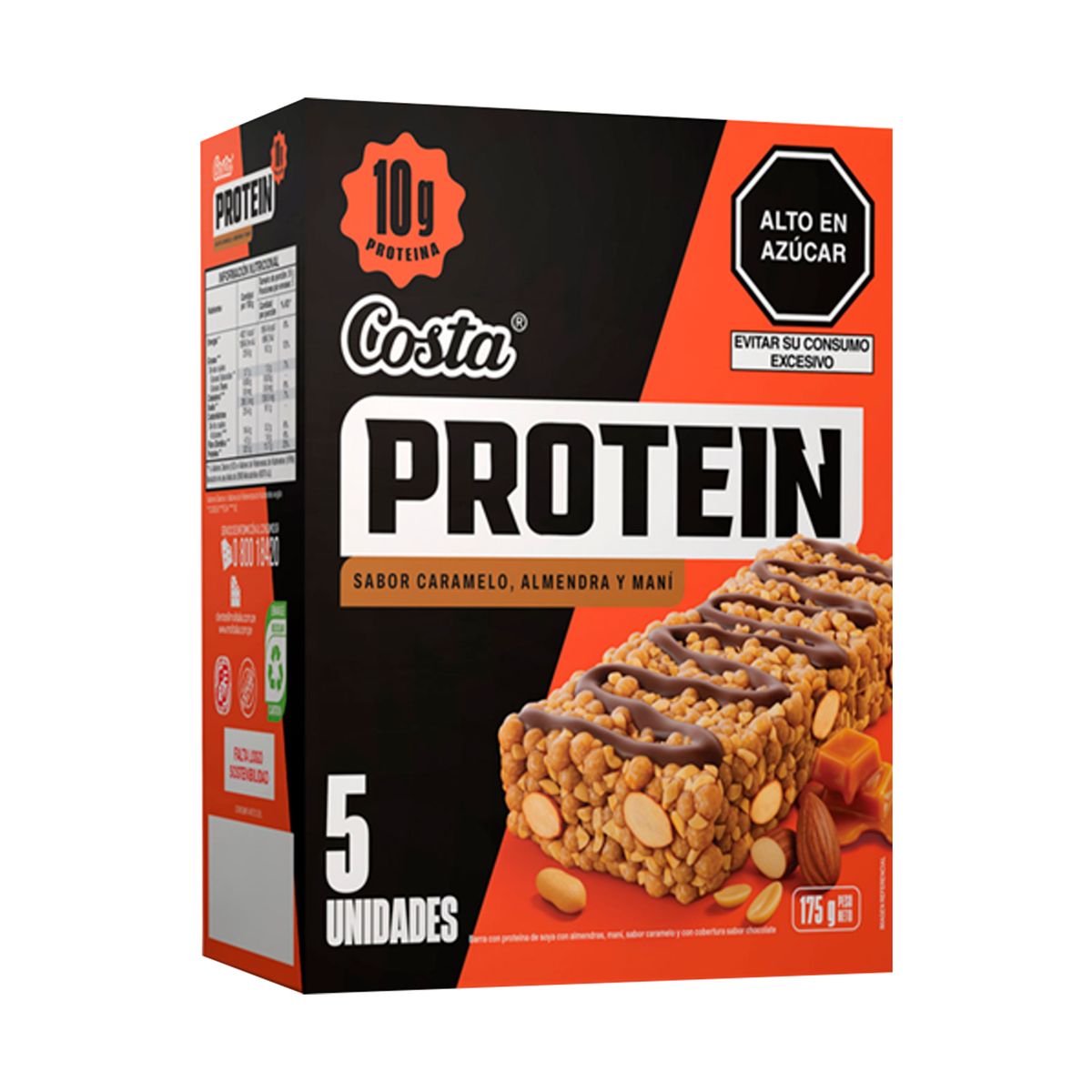 COSTA - Barra Proteína Costa Soya Empaque 175 g