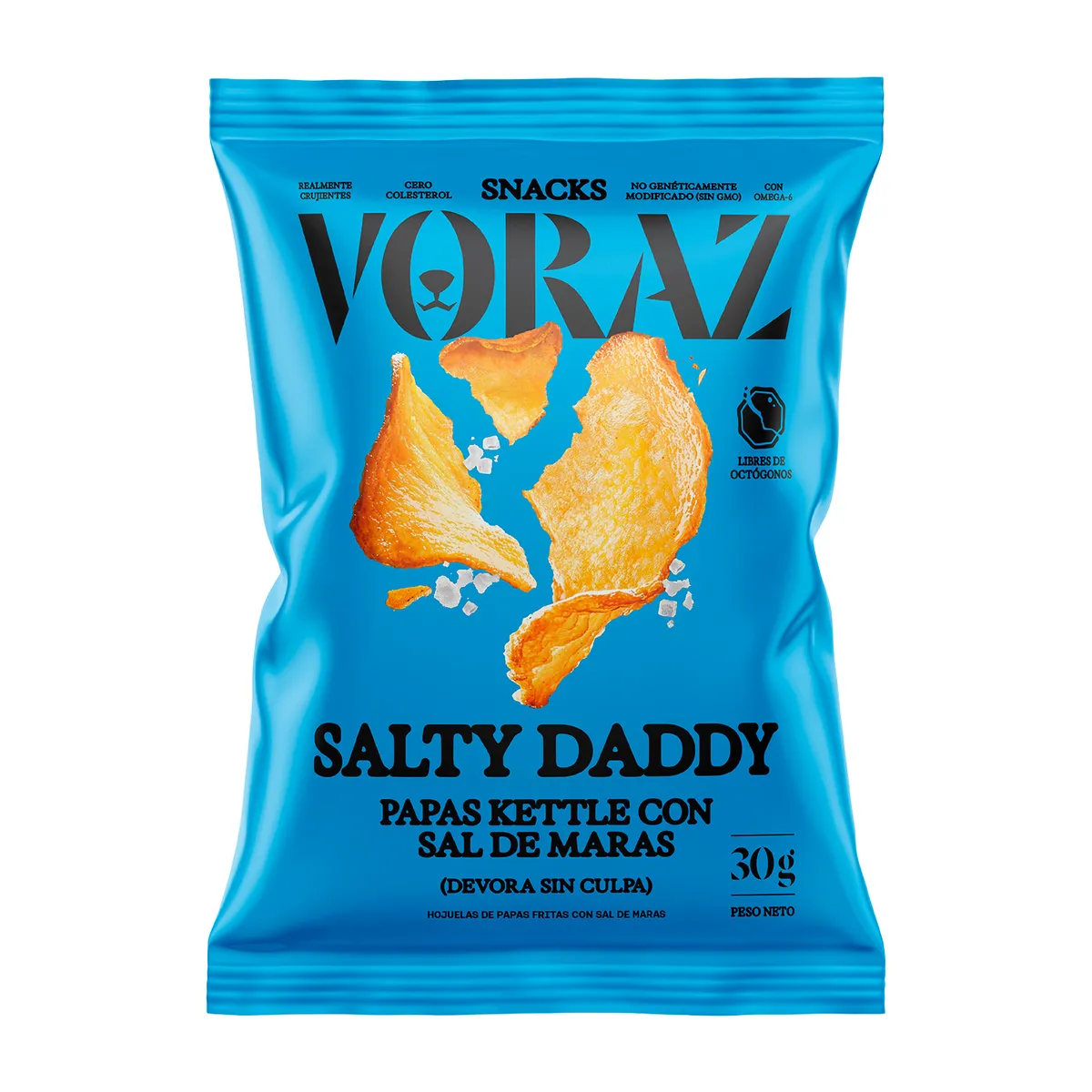 VORAZ - Papas Voraz Kettle Sal de Maras Bolsa 30 g