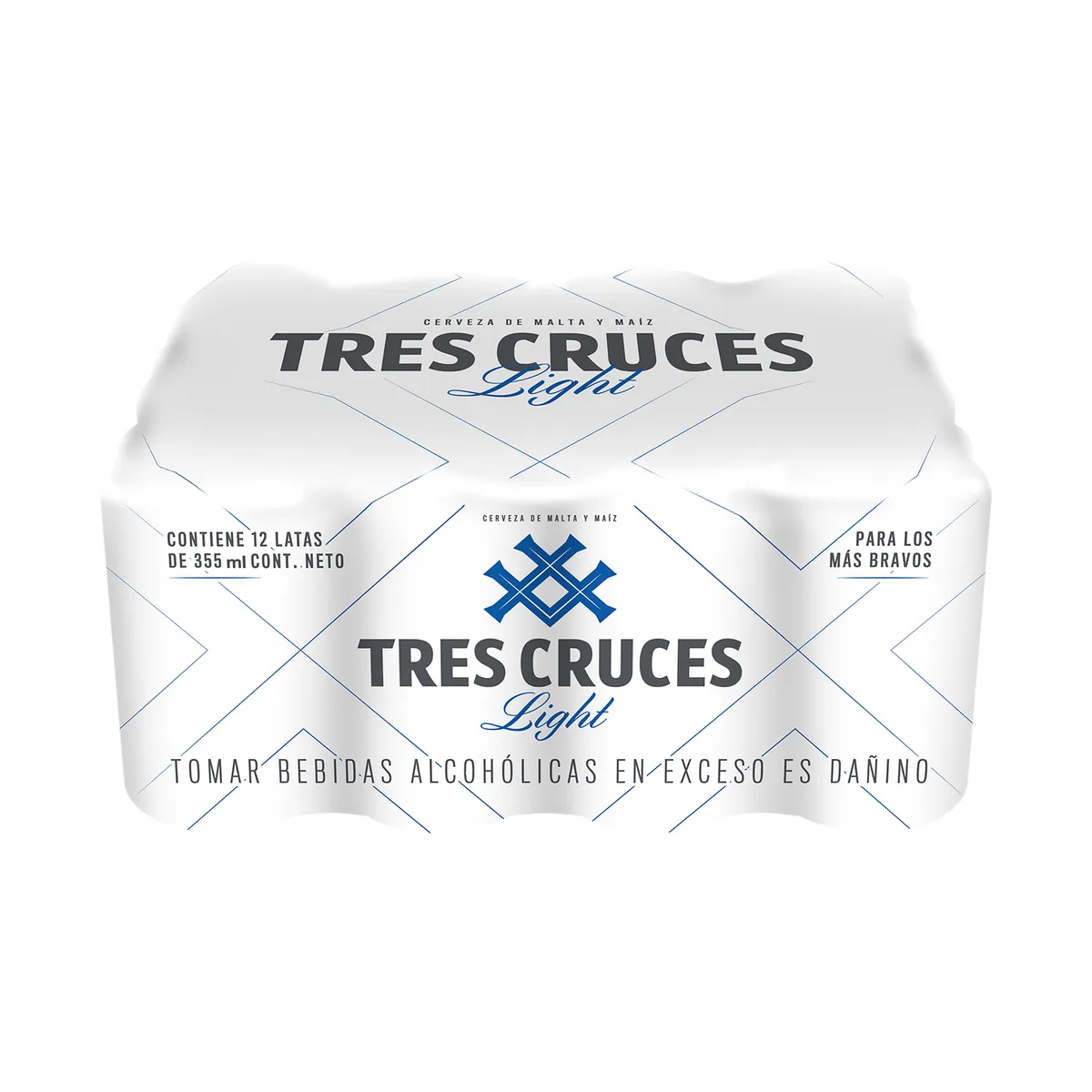 TRES CRUCES LIGHT - Cervezas Tres Cruces Light Empaque 12 Und 355 mL