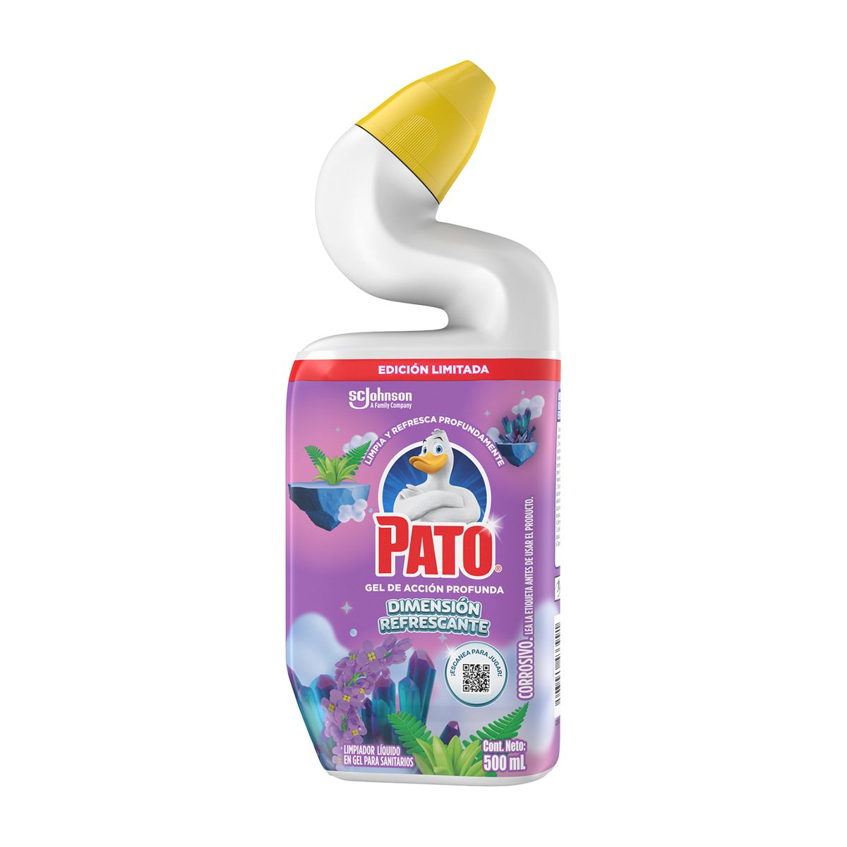 PATO - Limpiador Gel para Baño Pato Dimensión Refrescante Envase 500 mL