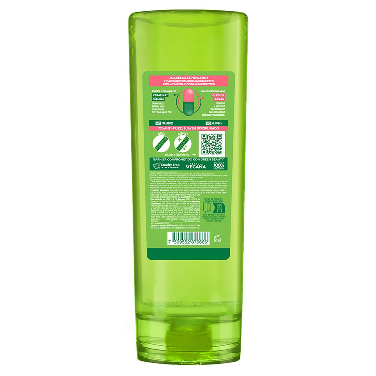 FRUCTIS - Acondicionador Fructis Adiós Esponjado Botella 350 mL