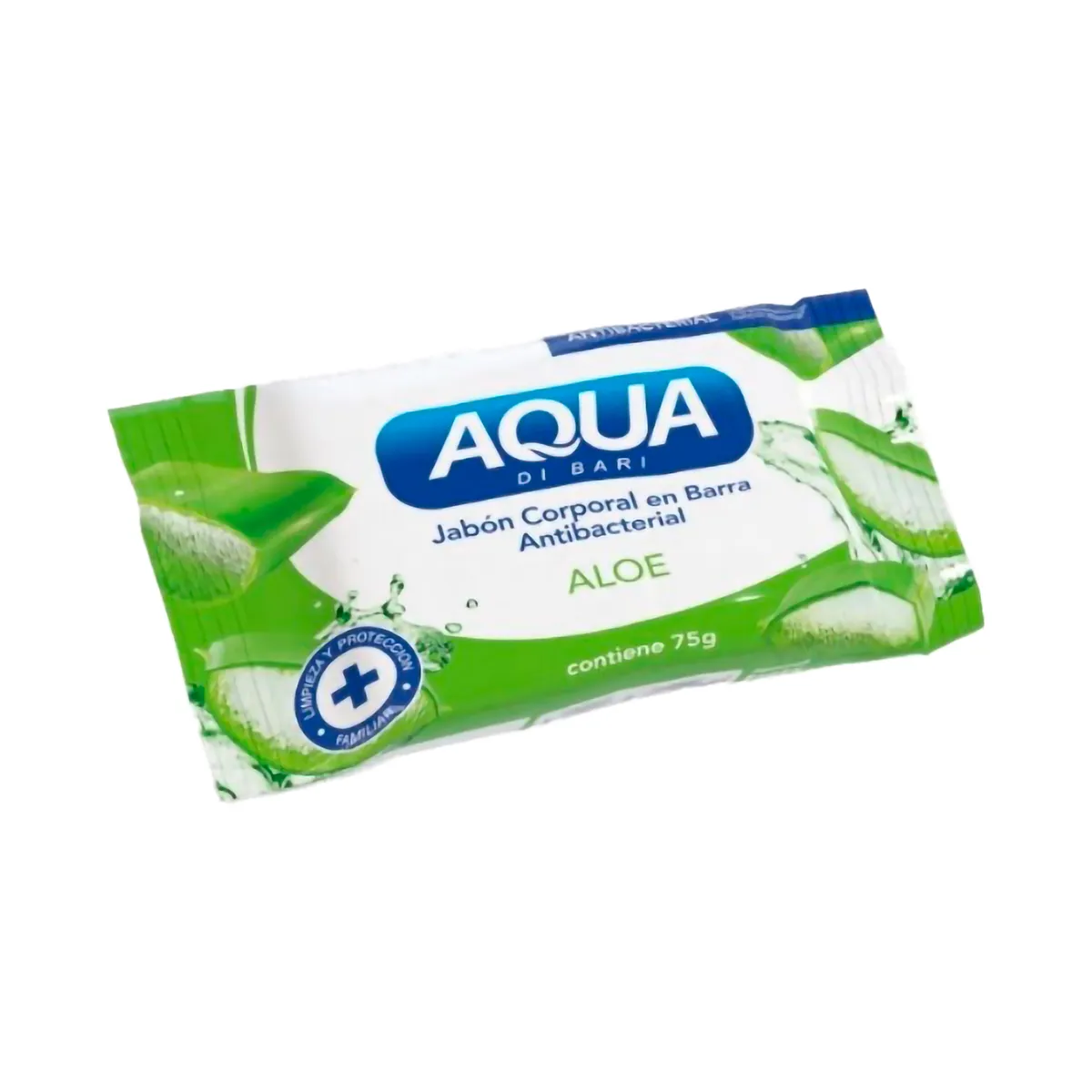 AQUA DI BARI - Jabón Antibacterial Aqua Di Bari Aloe Empaque 75 g