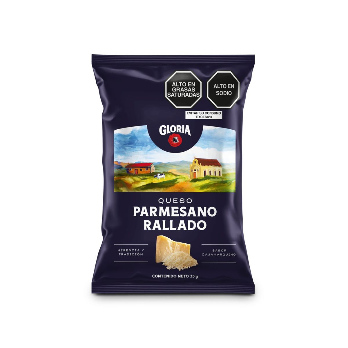 GLORIA - Queso Parmesano Rallado Gloria Bolsa 35 g