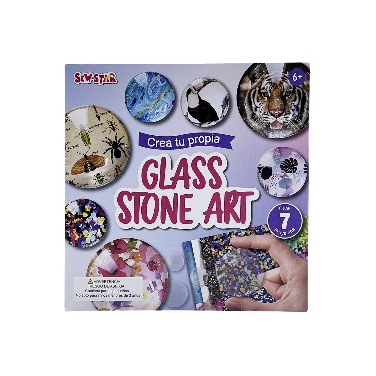 SEW STAR - Glass Stone Art Stickers