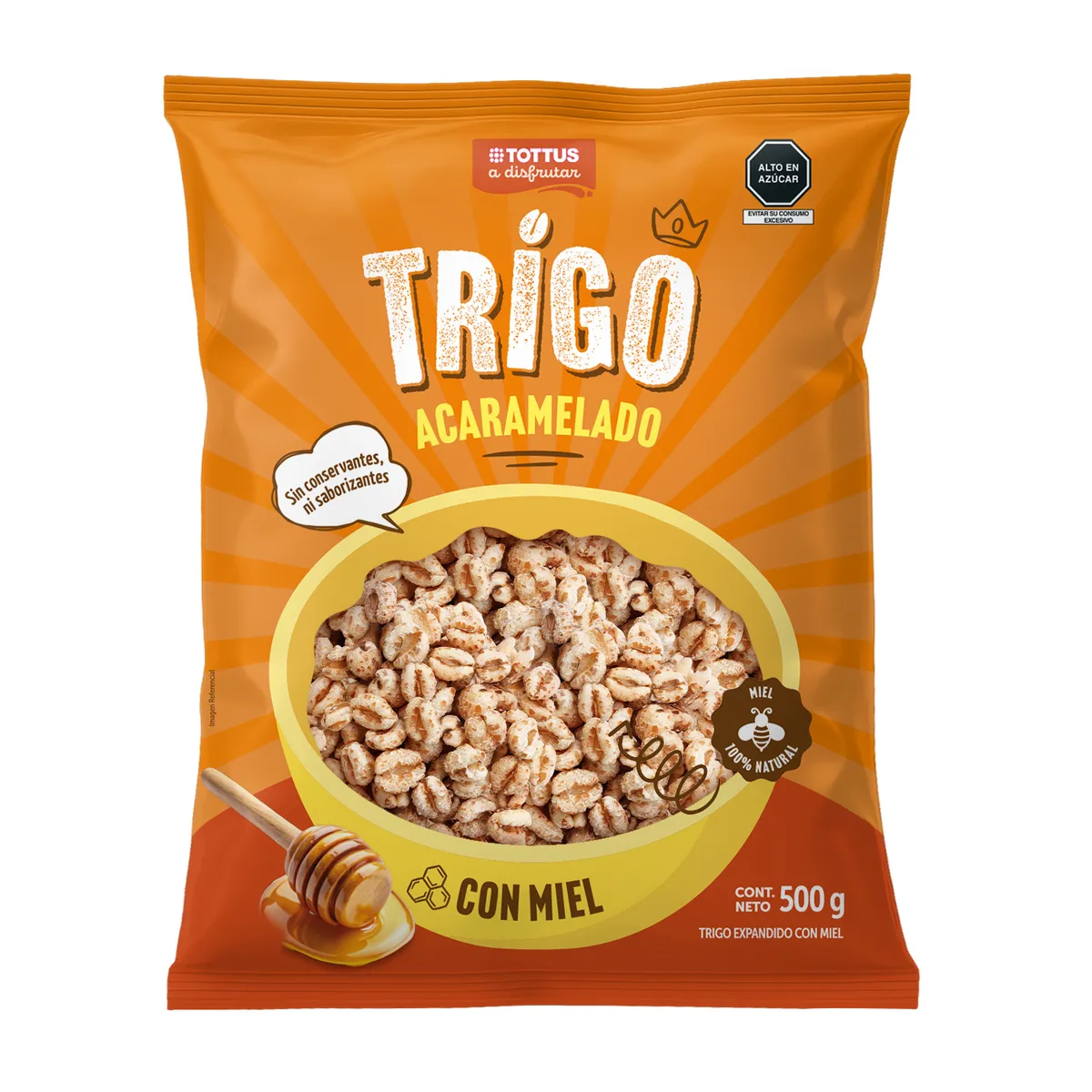 TOTTUS - Trigo Acaramelado Tottus Bolsa 500 g