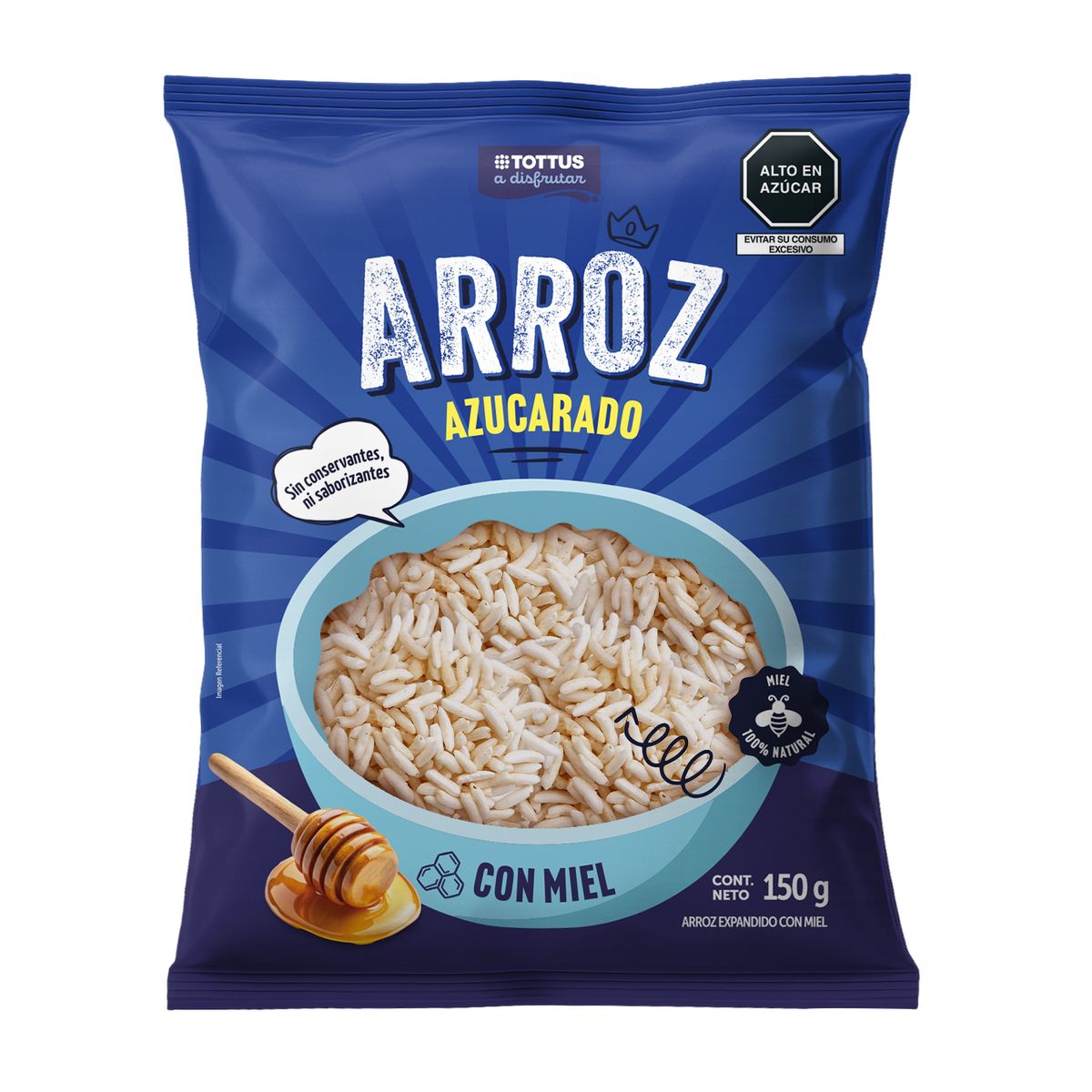 TOTTUS - Arroz Acaramelado Tottus Bolsa 150 g