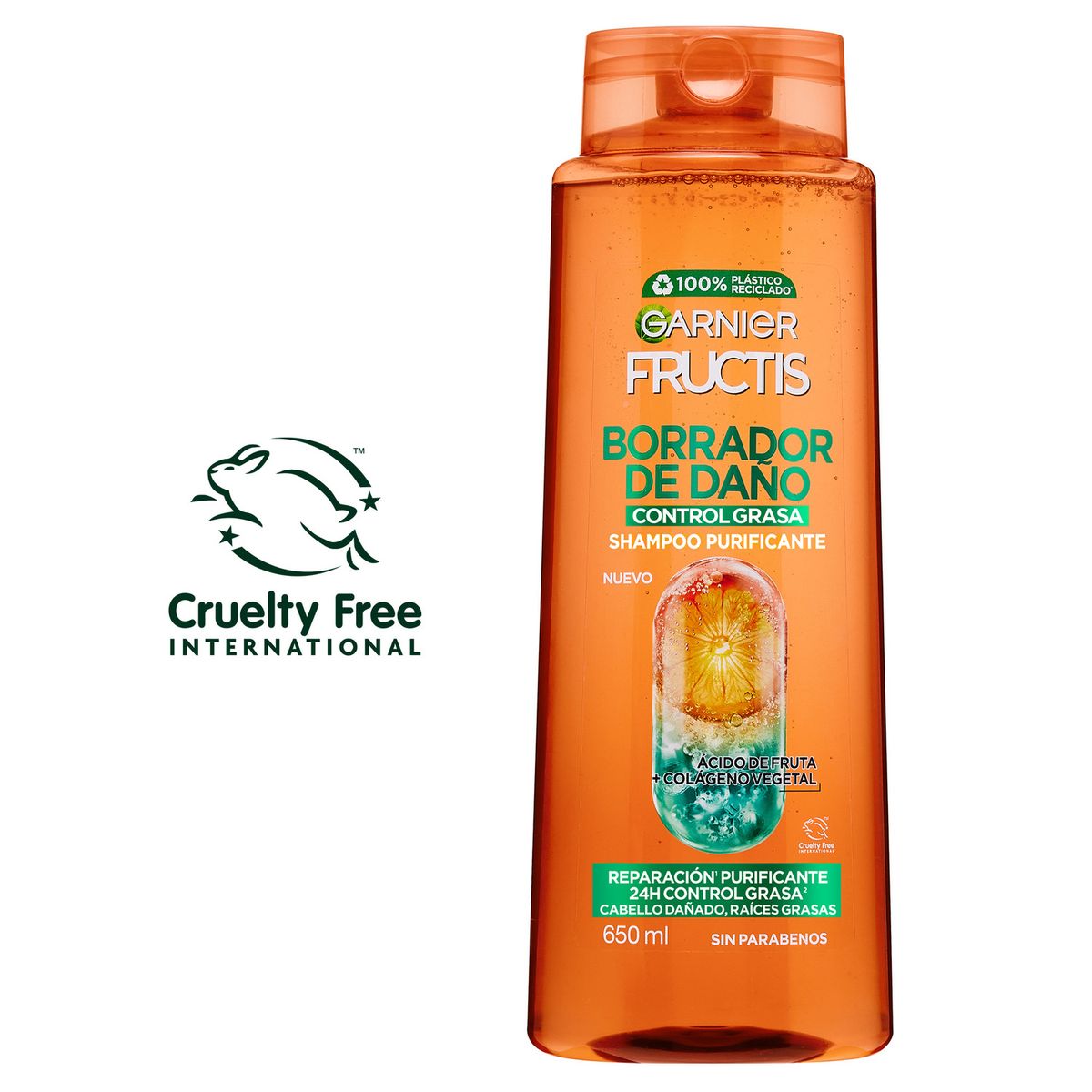 FRUCTIS - Shampoo Fructis Control Grasa Envase 650 mL