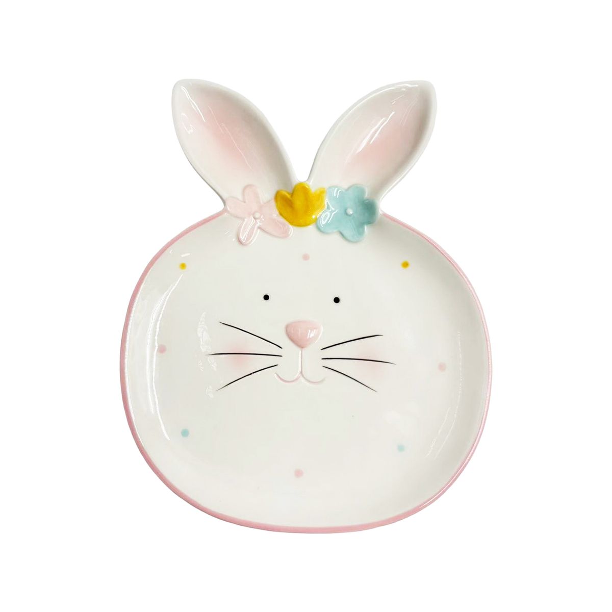 CASA JOVEN - Plato Casa Joven Cerámica Rabbit Funny Bunny 26 cm