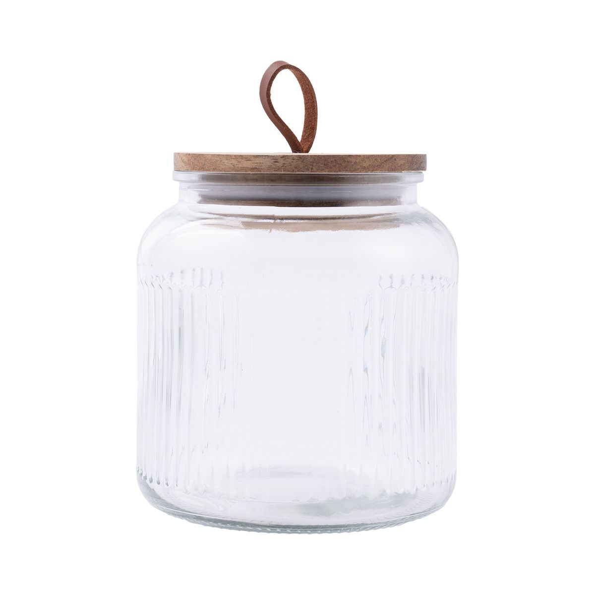 CASA JOVEN - Canister Vidrio Tapa Madera Mallorca