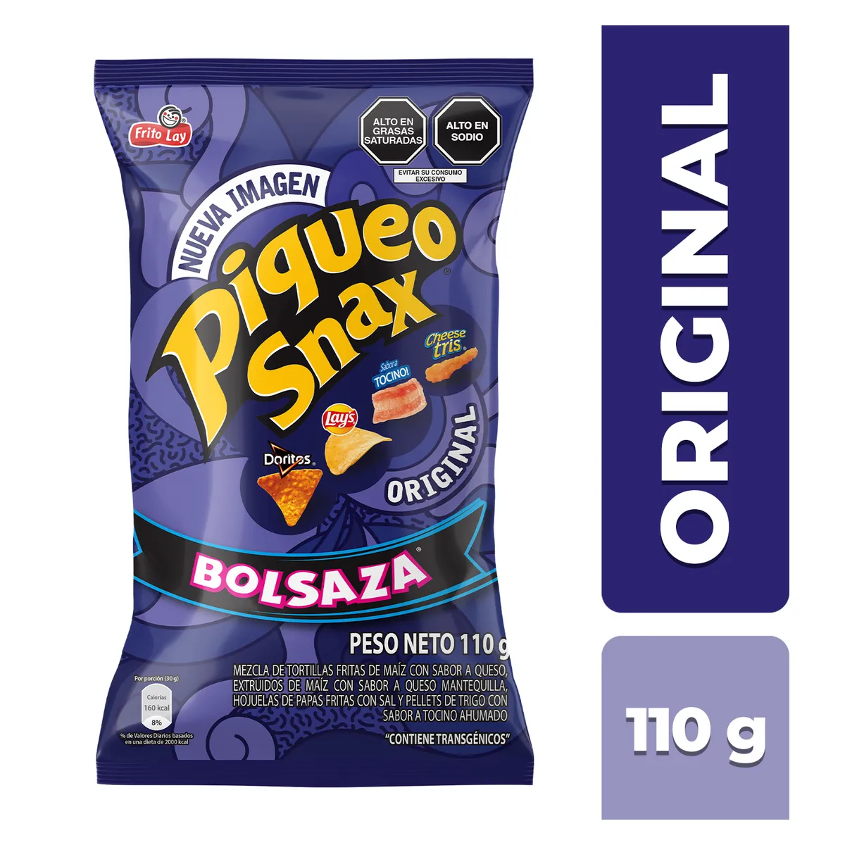 PIQUEO SNAX - Snack Piqueo Snax Original Bolsa 110 g