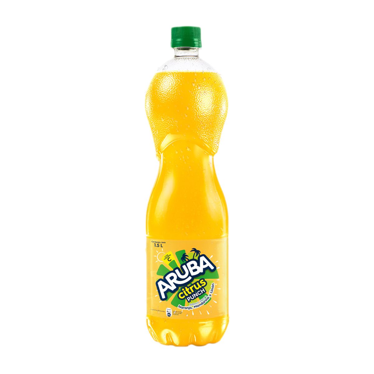 ARUBA - Bebida Aruba Sabor Citrus Punch Botella 1.5 L