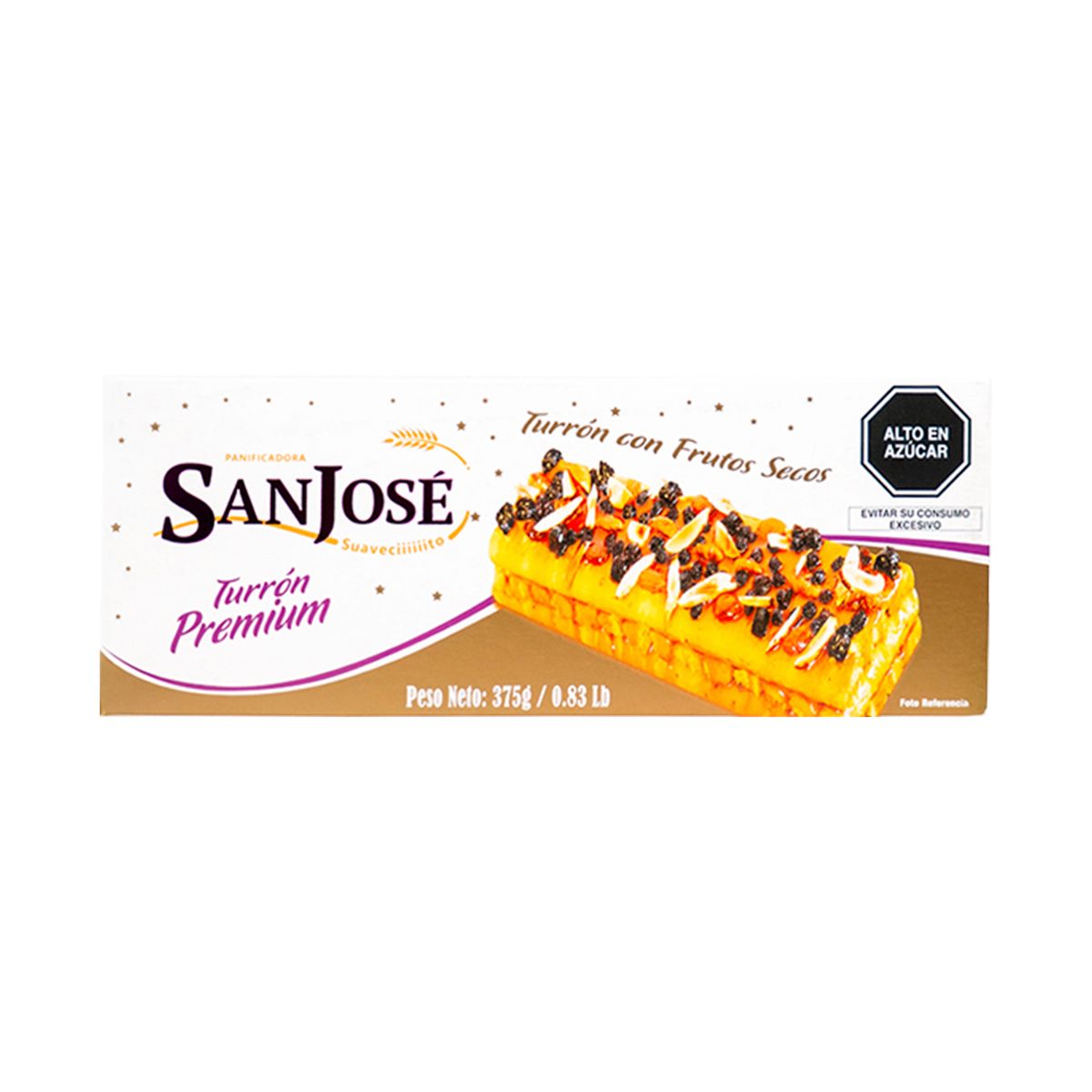 SAN JOSE - Turrón Premium San José Caja 375 g
