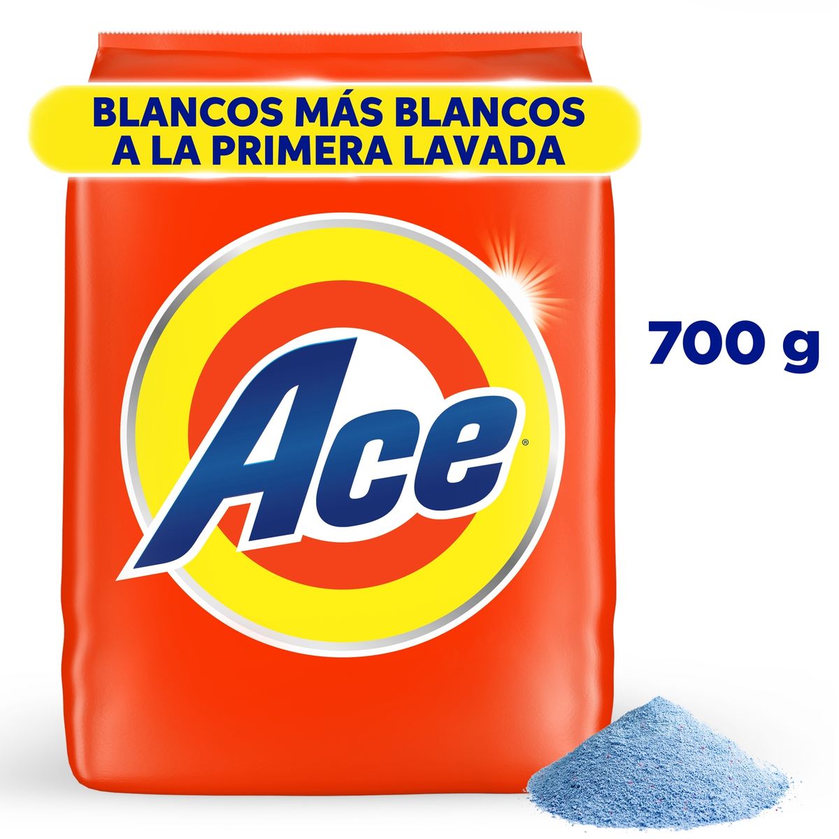 ACE - Detergente En Polvo Ace Limpieza Completa Bolsa 700 g