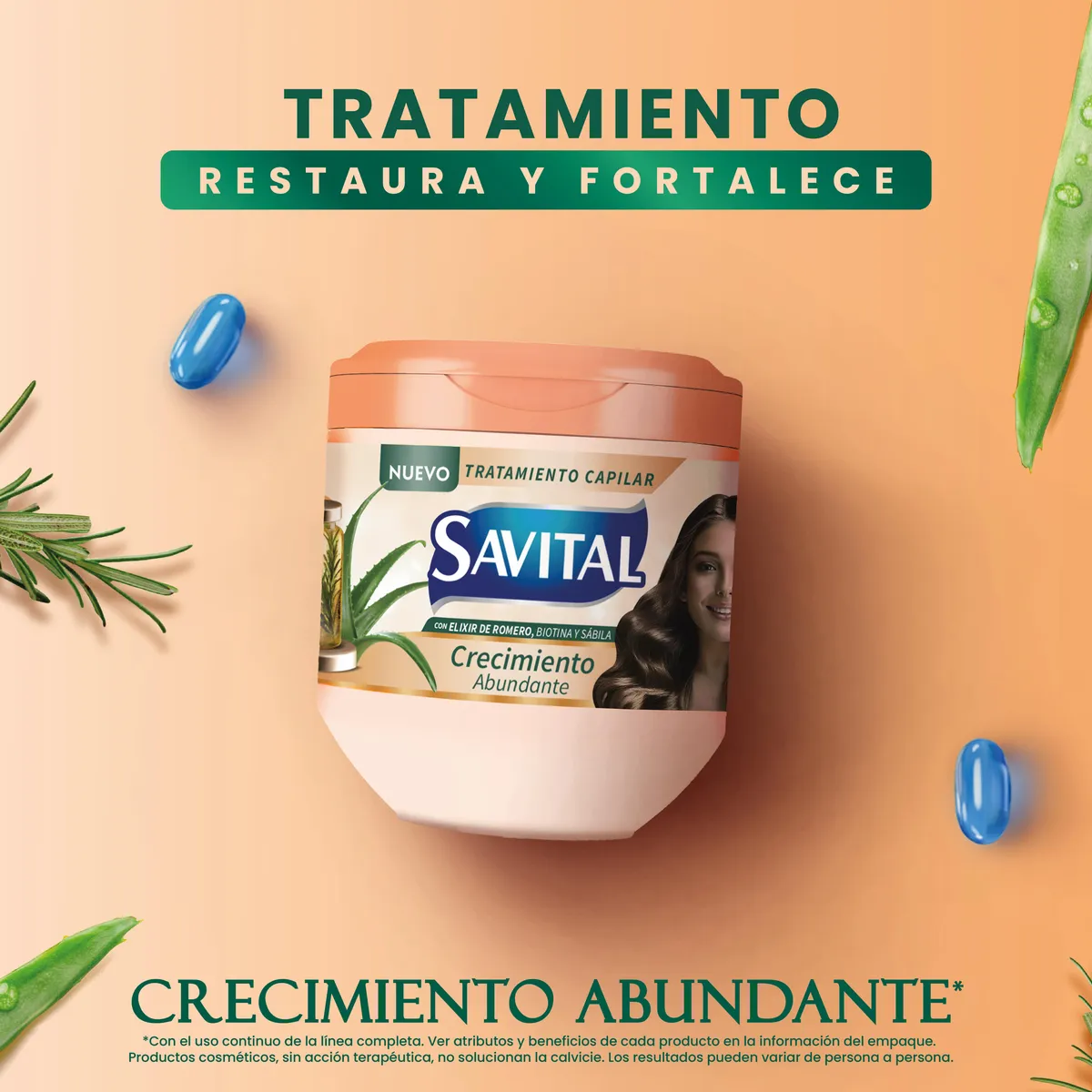 SAVITAL - Crema Tratamiento Savital Elixir Envase 425 mL