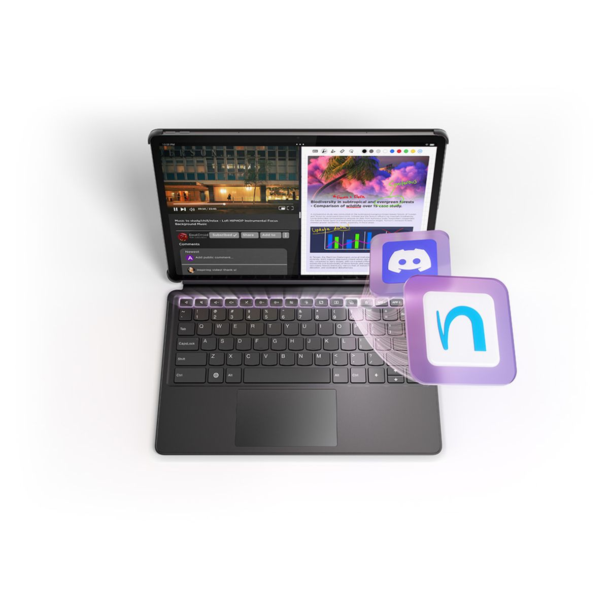 LENOVO - Tablet Lenovo Idea Tab Pro MediaTek Dimensity 8300  8GB RAM  256GB 12.7" 3K 144HZ