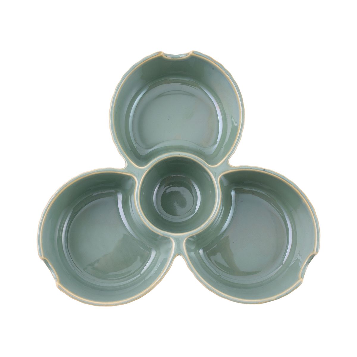 CASA JOVEN - Bowls Piqueo 22cm Verde Mallorca