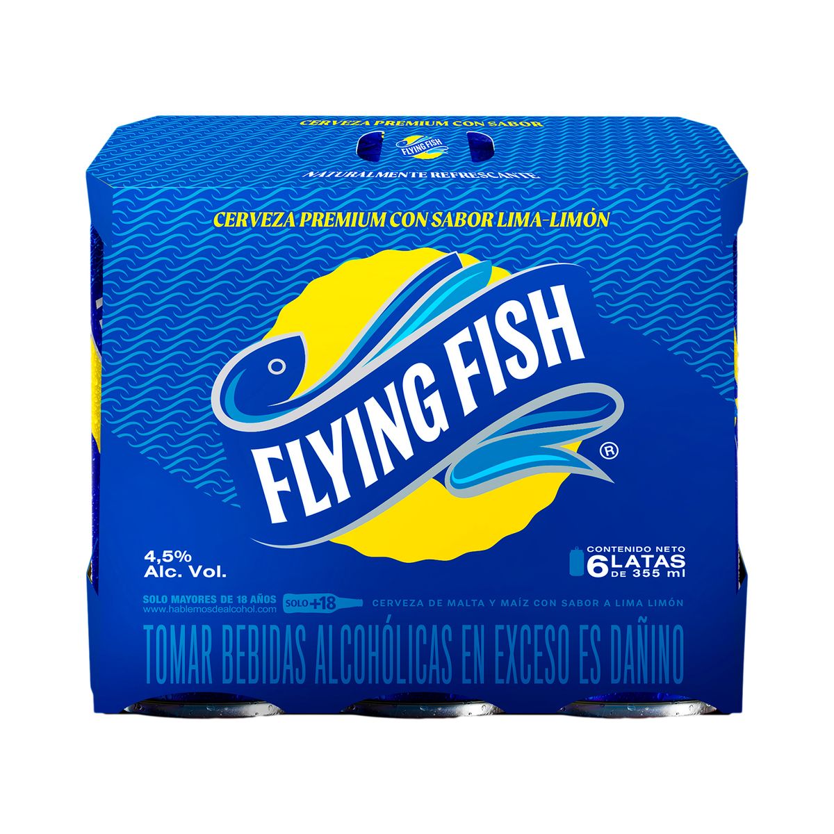 FLYING FISH - Cerveza Flying Fish Sabor Lima Sixpack Lata 355 mL