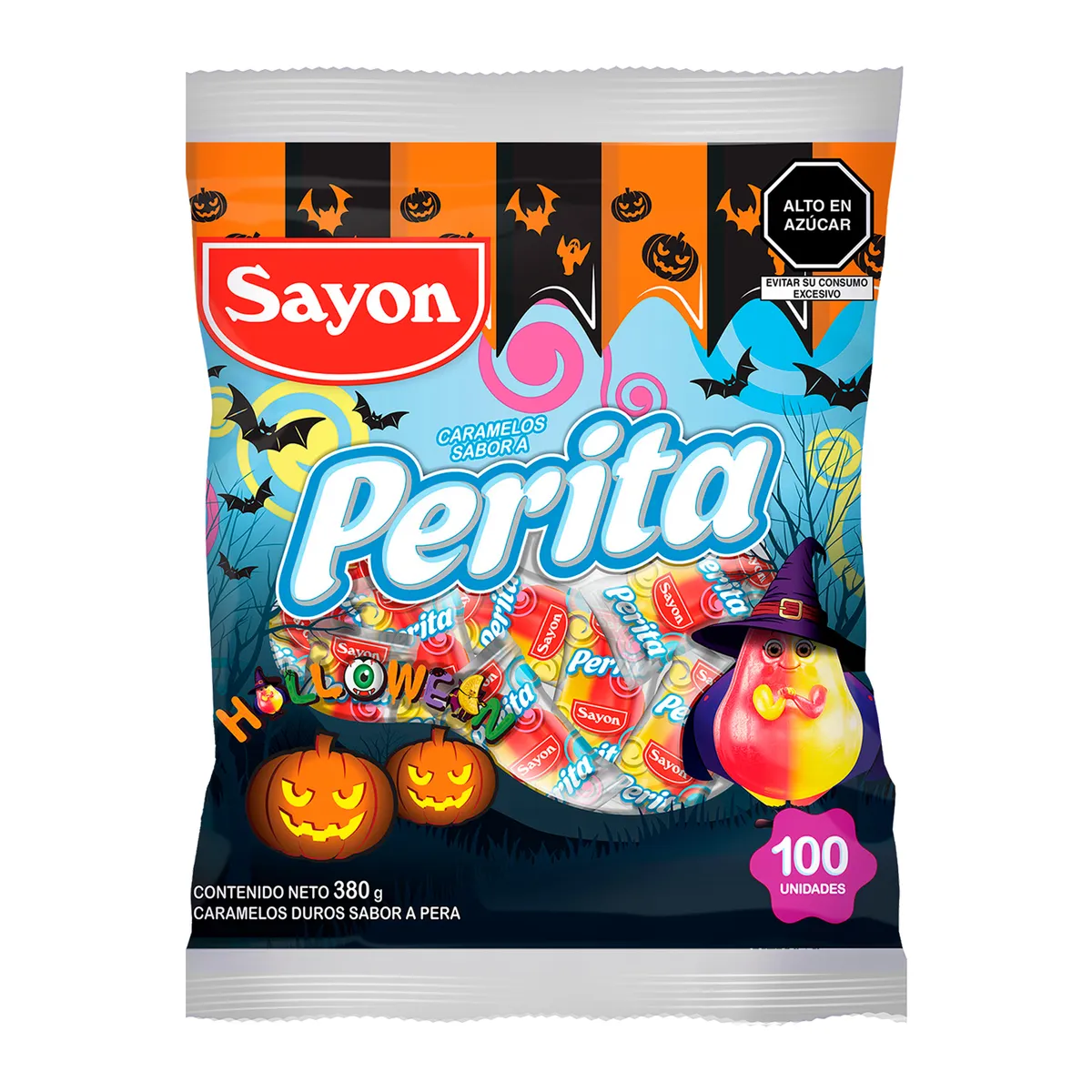 SAYON - Caramelos Sayon Sabor Pera Bolsa 380 g