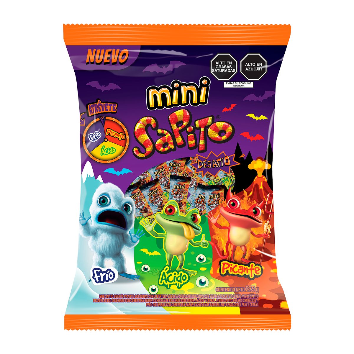 SAPITO - Sapito Arcor Halloween Bolsa 275 g