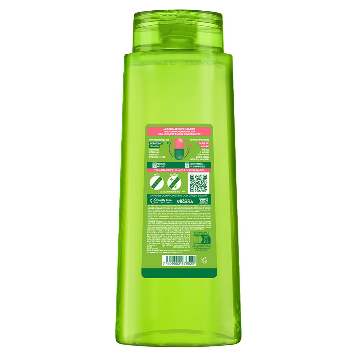FRUCTIS - Shampoo Fructis Adiós Esponjado Botella 650 mL