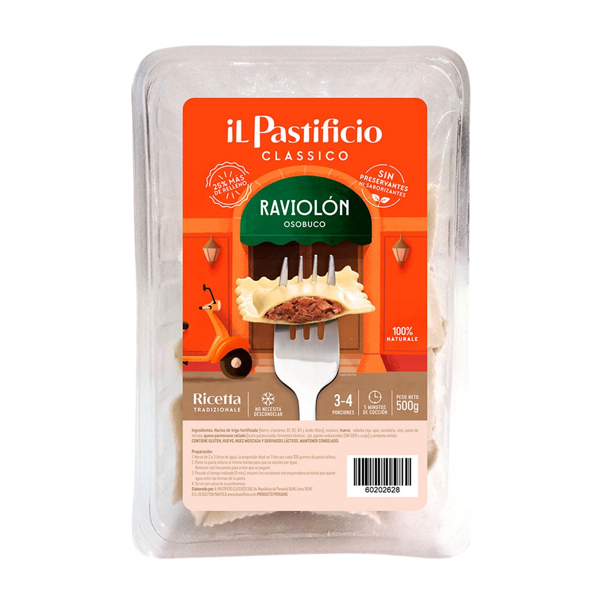 IL PASTIFICIO - Raviolon Osobuco Il Pastificio Empaque 500 g