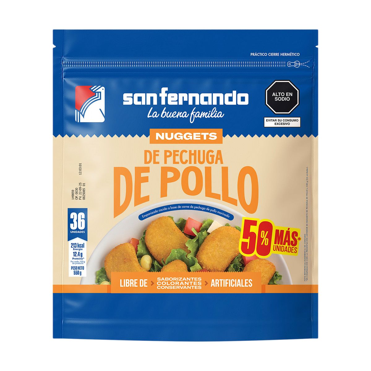 SAN FERNANDO - Nuggets Pollo San Fernando Bolsa 36 Und
