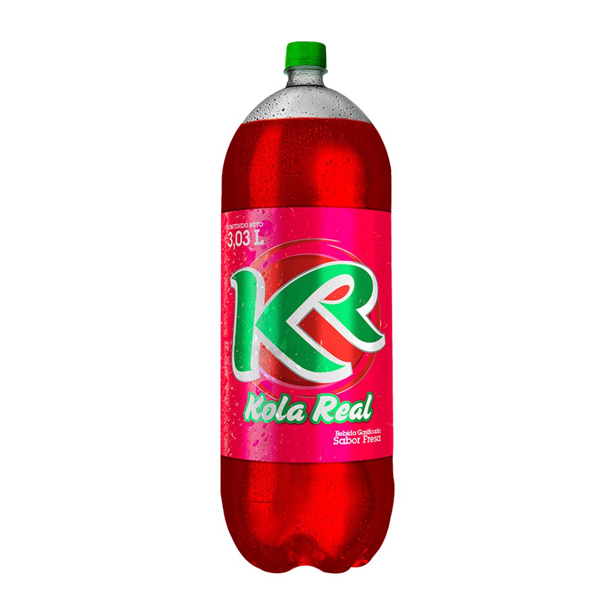 KR - Gaseosa KR Sabor Fresa Botella 3.03 L