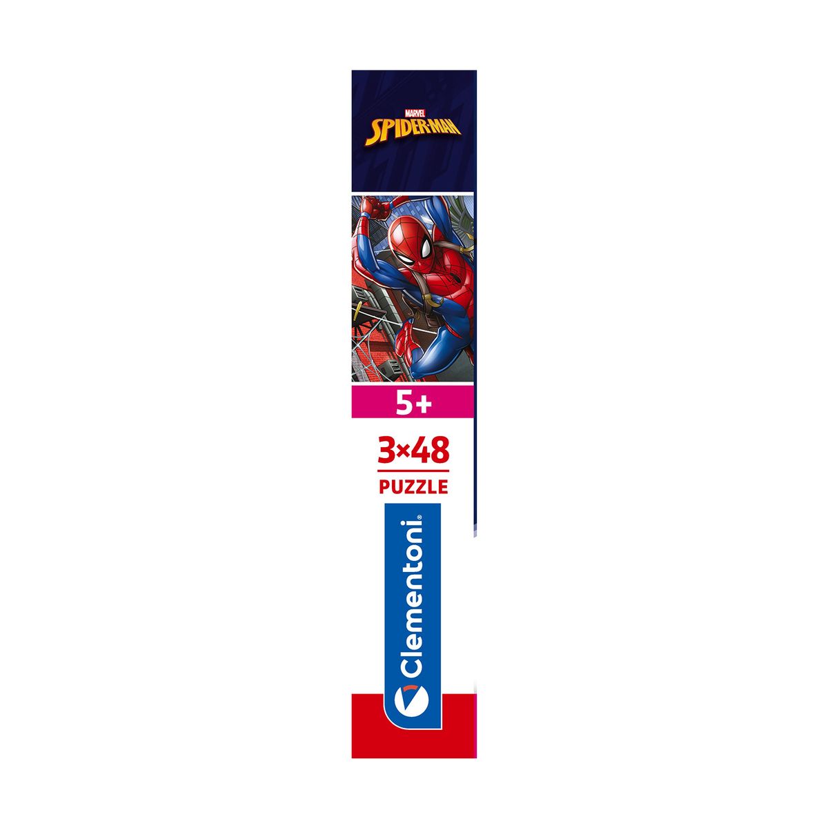 CLEMENTONI - Rompecabezas Square Marvel Spiderman 3x48 Pzas