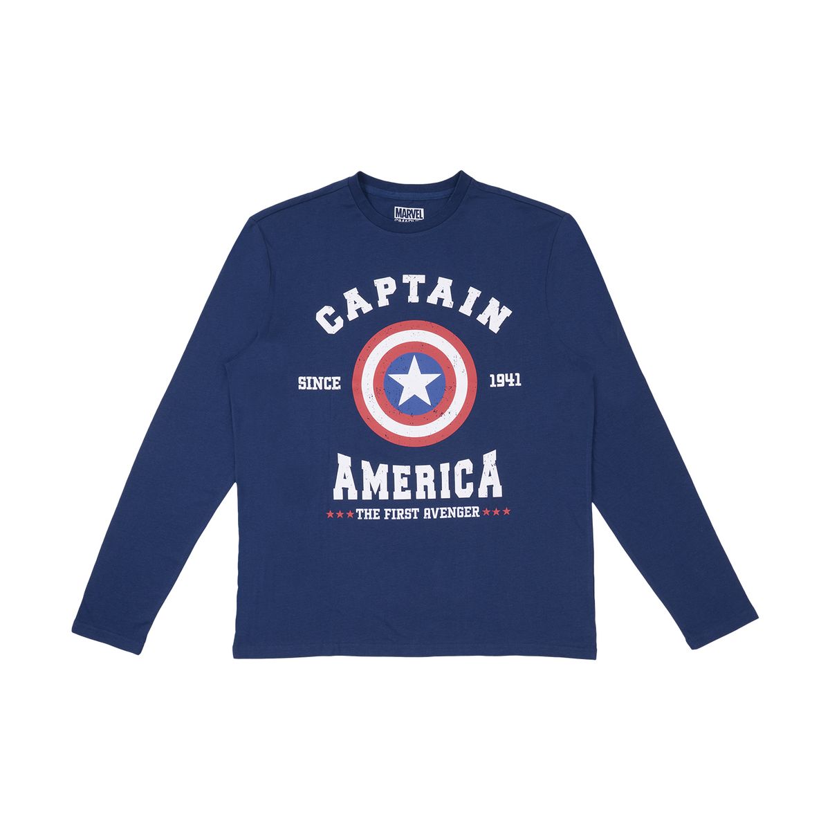 MARVEL - RL - Pijama Franela Capitan America Hombre