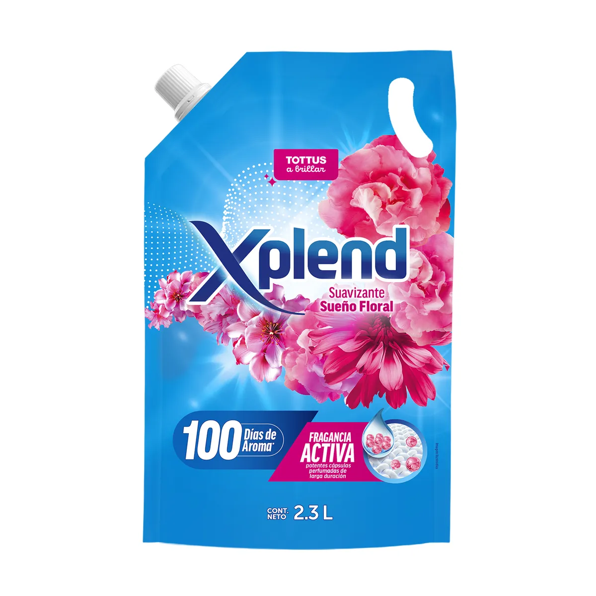 TOTTUS XPLEND - Suavizante Xplend Sueño Floral Doypack 2.3 L