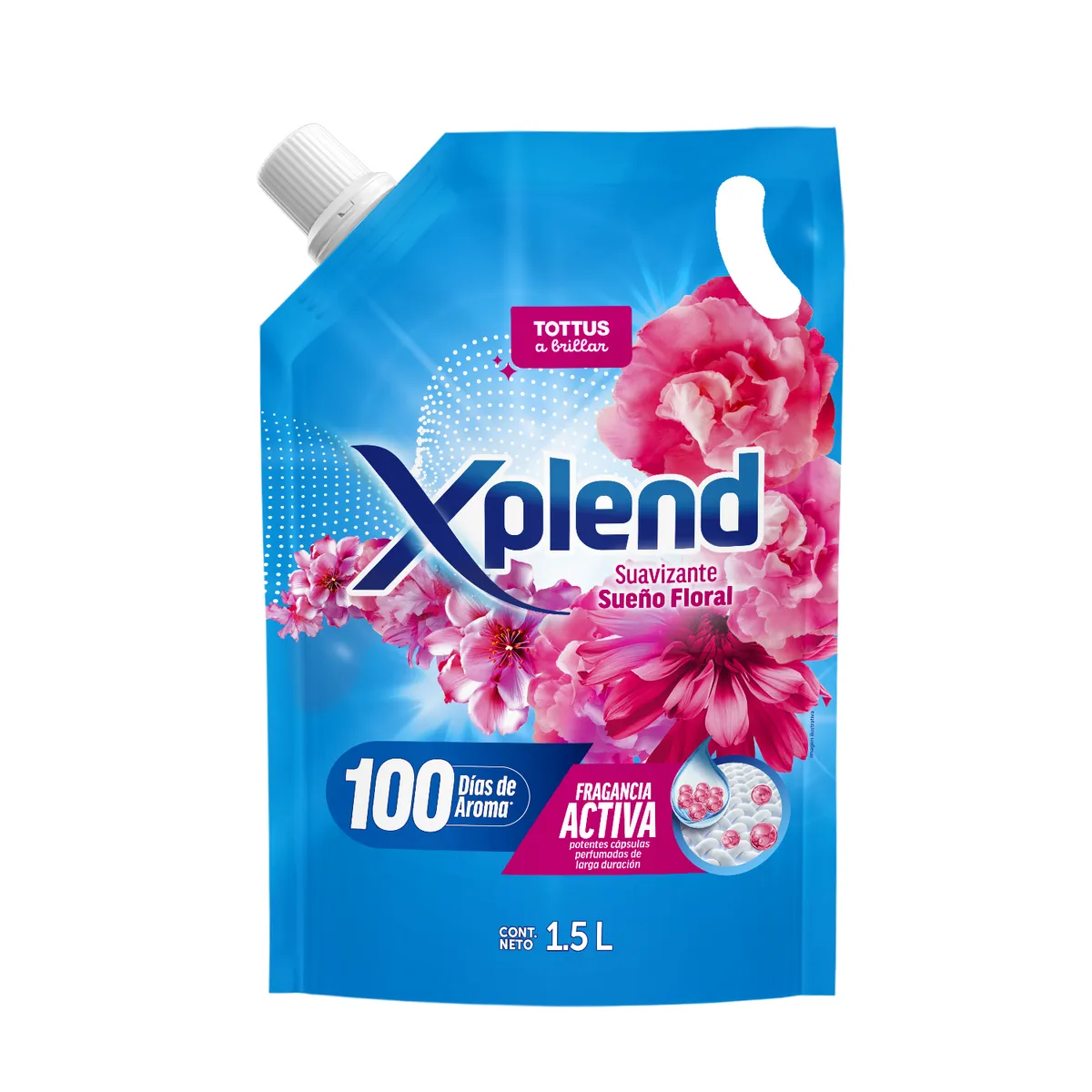  - Suavizante Xplend Sueño Floral Doypack 1.5 L