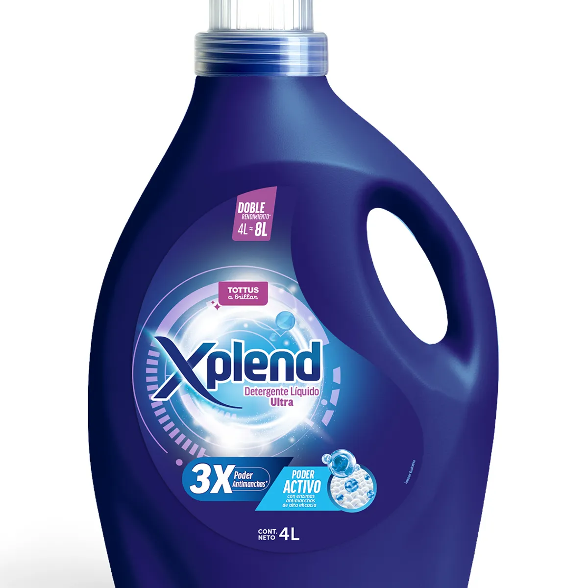 XPLEND - Detergente Líquido Xplend Ultra Botella 4 L