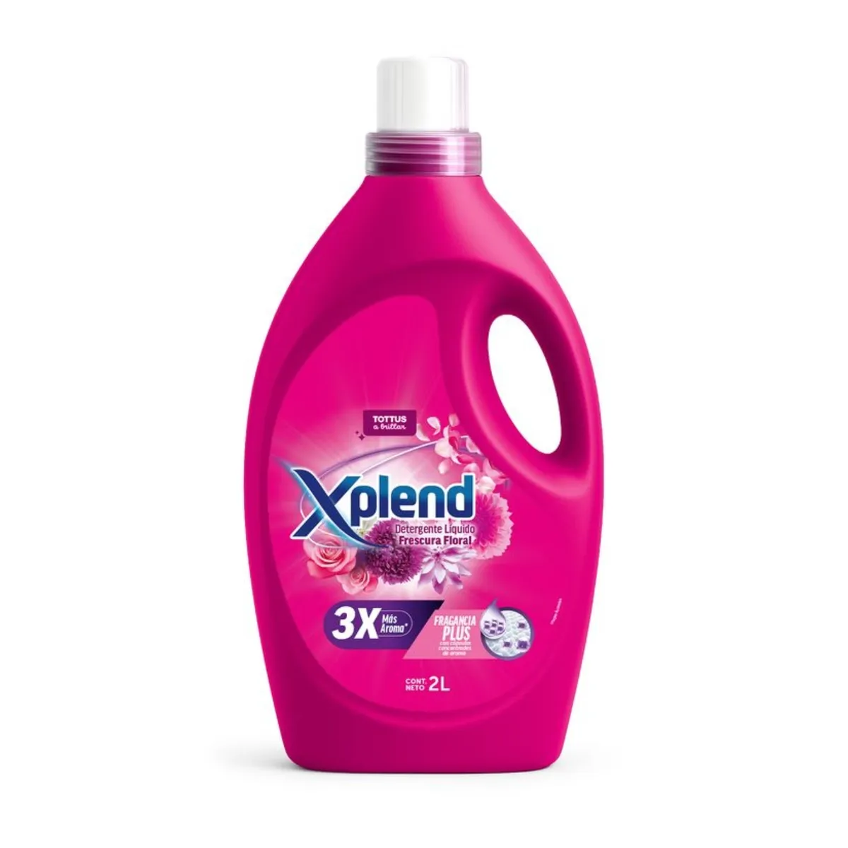 TOTTUS XPLEND - Detergente Líquido Xplend Frescura Floral Botella 2 L